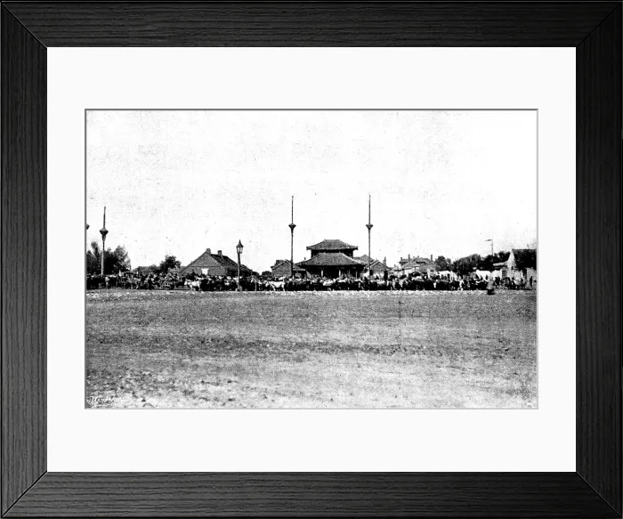 Framed Print : Chinese ammunition train starting from Niuchuang for the front; captured by Japanese... 1895. Creator: George Meisenbach Framed Print : Chinese ammunition train starting from Niuchuang for the front; captured by Japanese... 1895. Creator: George Meisenbach