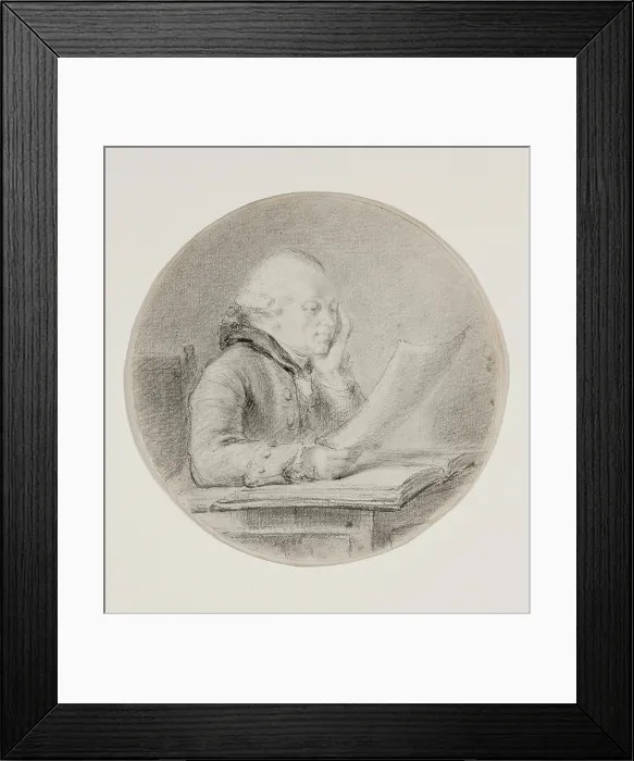 Framed Print : Jacques-Adrien Joly, c1786. Creator: Vivant Denon Framed Print : Jacques-Adrien Joly, c1786. Creator: Vivant Denon