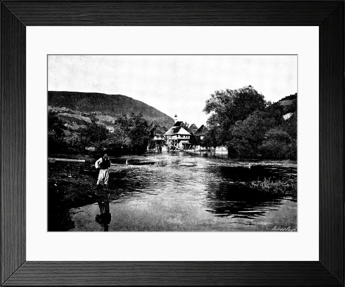 Framed Print : Ten Days in Bosnia: the Tourists House, Jezero, 1895. Creator: Andre & Sleigh. Ten Days in Bosnia: the Tourists House, Jezero, 1895 Framed Print : Ten Days in Bosnia: the Tourists House, Jezero, 1895. Creator: Andre & Sleigh. Ten Days in Bosnia: the Tourists House, Jezero, 1895