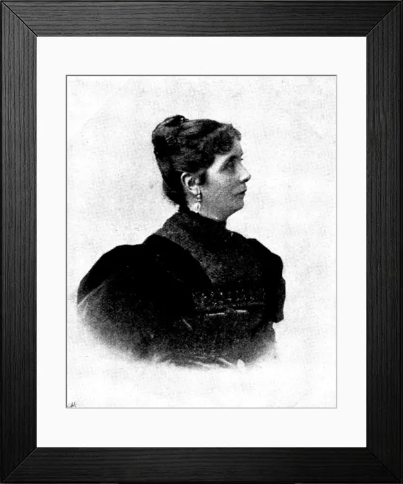 Framed Print : Ten Days in Bosnia: Madame de Kallay, 1895. Creator: Charles Scolik Framed Print : Ten Days in Bosnia: Madame de Kallay, 1895. Creator: Charles Scolik