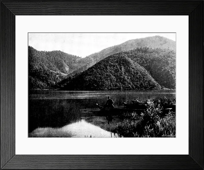 Framed Print : Ten Days in Bosnia: the lake, near Jezero, 1895. Creator: Andre & Sleigh Framed Print : Ten Days in Bosnia: the lake, near Jezero, 1895. Creator: Andre & Sleigh