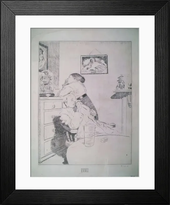 Framed Print : Ennui, c1910s. Creator: Walter Richard Sickert Framed Print : Ennui, c1910s. Creator: Walter Richard Sickert