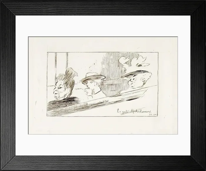 Framed Print : La Gaiete Rochechouart, c1920. Creator: Walter Richard Sickert Framed Print : La Gaiete Rochechouart, c1920. Creator: Walter Richard Sickert