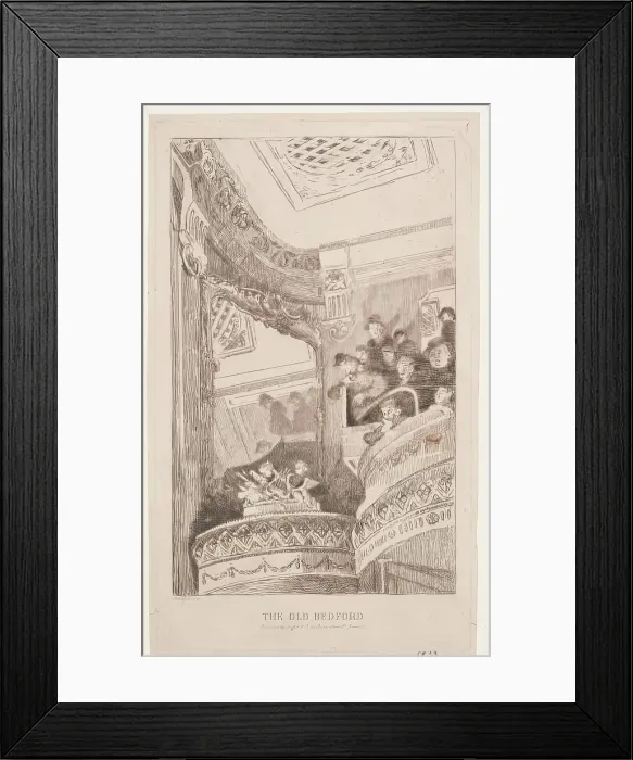 Framed Print : The Old Bedford, 1900-1924. Creator: Walter Richard Sickert Framed Print : The Old Bedford, 1900-1924. Creator: Walter Richard Sickert