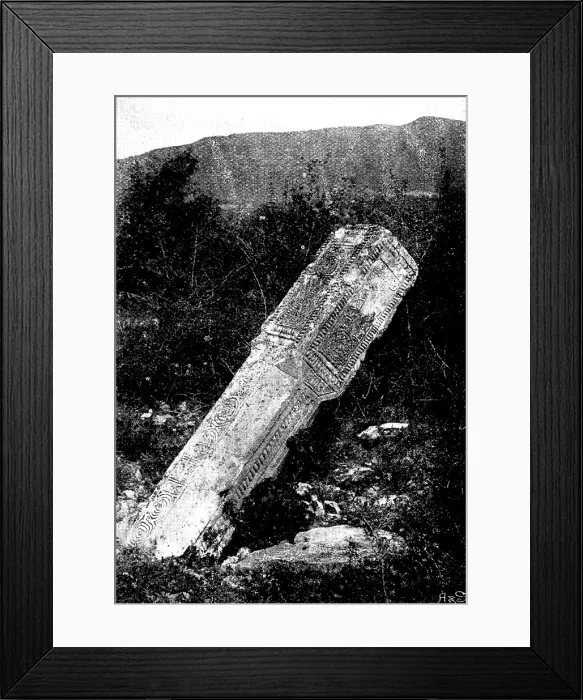 Framed Print : Ten Days in Bosnia - Bogomile tomb, Field of the Infidels, 1895. Creator: Andre & Sleigh Framed Print : Ten Days in Bosnia - Bogomile tomb, Field of the Infidels, 1895. Creator: Andre & Sleigh
