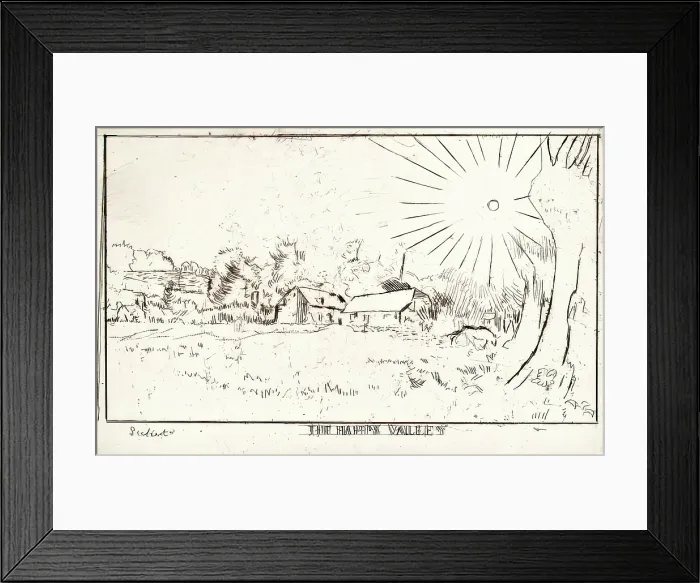 Framed Print : The Happy Valley, c1919. Creator: Walter Richard Sickert Framed Print : The Happy Valley, c1919. Creator: Walter Richard Sickert