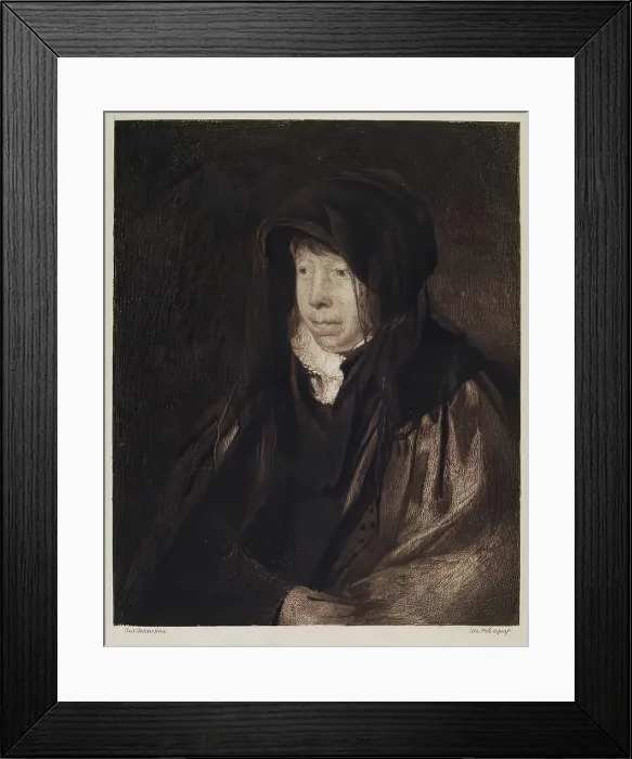 Framed Print : Portrait of the Artist's Mother, c1820s. Creators: Andrew Geddes, William Brassey Hole. Portrait of the Artist's Mother, c1820s. Creators: Andrew Geddes, William Brassey Hole Framed Print : Portrait of the Artist's Mother, c1820s. Creators: Andrew Geddes, William Brassey Hole. Portrait of the Artist's Mother, c1820s. Creators: Andrew Geddes, William Brassey Hole