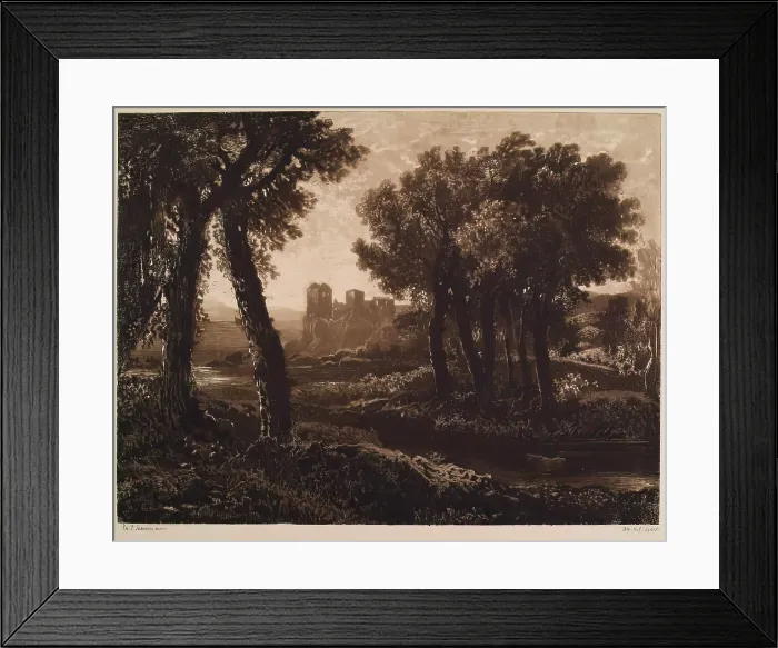 Framed Print : Dunure Castle, (c1820s), c1889. Creator: William Brassey Hole Framed Print : Dunure Castle, (c1820s), c1889. Creator: William Brassey Hole