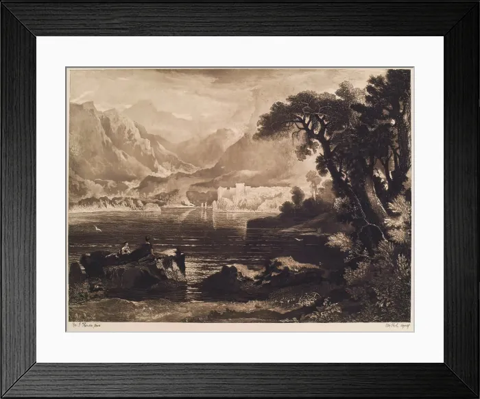 Framed Print : Castle Urquhart, (c1820s), c1889. Creator: William Brassey Hole Framed Print : Castle Urquhart, (c1820s), c1889. Creator: William Brassey Hole