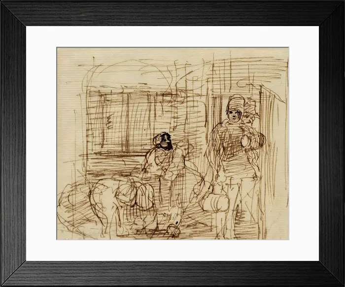 Framed Print : The Smuggler's Intrusion, 1825-1841. Creator: David Wilkie. The Smuggler's Intrusion, 1825-1841. Creator: David Wilkie Framed Print : The Smuggler's Intrusion, 1825-1841. Creator: David Wilkie. The Smuggler's Intrusion, 1825-1841. Creator: David Wilkie