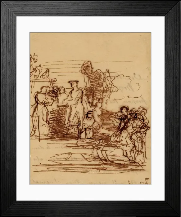 Framed Print : George IV Entering Edinburgh, c1820s. Creator: David Wilkie Framed Print : George IV Entering Edinburgh, c1820s. Creator: David Wilkie