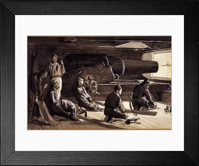 Framed Print : The Hour of Prayer, 1877. Creator: Walter Charles Horsley Framed Print : The Hour of Prayer, 1877. Creator: Walter Charles Horsley