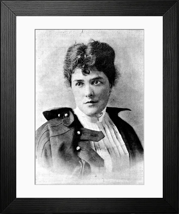Framed Print : The late Lord Randolph Churchill: latest portrait of Lady Randolph Churchill, 1895. Creator: Frank Davey Framed Print : The late Lord Randolph Churchill: latest portrait of Lady Randolph Churchill, 1895. Creator: Frank Davey