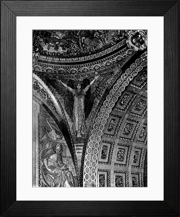 Framed Print : The Decoration of St. Paul's Cathedral: a mosaic by W. B. Richmond, A.R.A. 1895. Creator: George Meisenbach. The Decoration of St. Paul's Cathedral: a mosaic by W. B Framed Print : The Decoration of St. Paul's Cathedral: a mosaic by W. B. Richmond, A.R.A. 1895. Creator: George Meisenbach. The Decoration of St. Paul's Cathedral: a mosaic by W. B