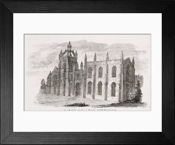 Framed Print : King's College, c1840s-1860s. Creator: Unknown. King's College, c1840s-1860s. Creator: Unknown Framed Print : King's College, c1840s-1860s. Creator: Unknown. King's College, c1840s-1860s. Creator: Unknown