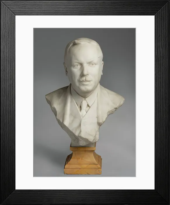 Framed Print : Sir Thomas Jaffrey, Bt LLd, 1900-1924. Creator: Francis Derwent Wood Framed Print : Sir Thomas Jaffrey, Bt LLd, 1900-1924. Creator: Francis Derwent Wood