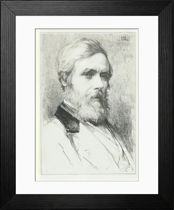 Framed Print : William Alexander-Illustration For 'Johnny Gibb Of Gushetneuk' By William Alexander, c1877. Creator: George Reid Framed Print : William Alexander-Illustration For 'Johnny Gibb Of Gushetneuk' By William Alexander, c1877. Creator: George Reid