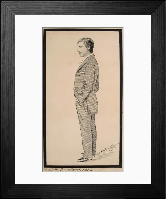 Framed Print : Robert Brough, 1905. Creator: John Beattie Scott Framed Print : Robert Brough, 1905. Creator: John Beattie Scott