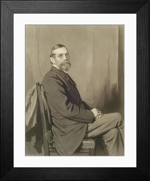 Framed Print : Portrait of J. Thomson Paton. Creator: James Faed Framed Print : Portrait of J. Thomson Paton. Creator: James Faed