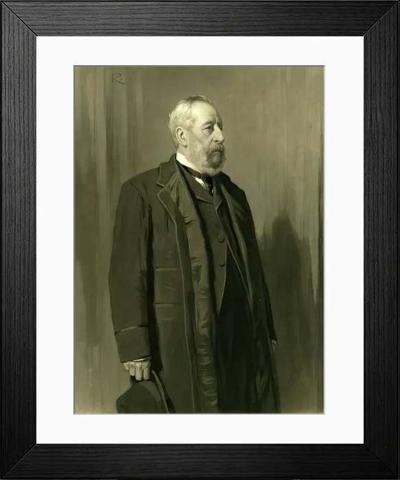 Framed Print : Portrait of Earl of Home. Creator: James Faed Framed Print : Portrait of Earl of Home. Creator: James Faed