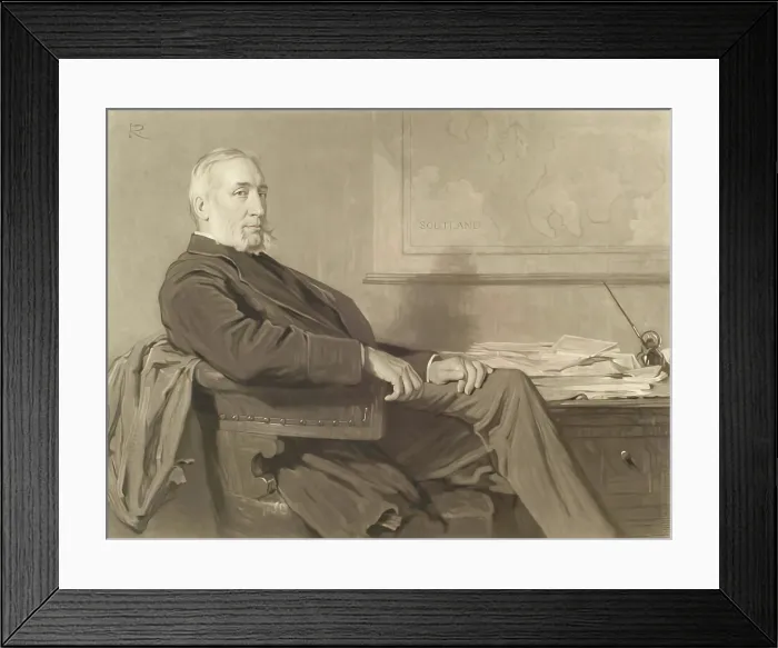 Framed Print : Mr. Willend, c1870s. Creator: James Faed Framed Print : Mr. Willend, c1870s. Creator: James Faed