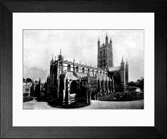 Framed Print : The Cathedrals of England: Gloucester Cathedral, 1895. Creator: Francis Frith & Co Framed Print : The Cathedrals of England: Gloucester Cathedral, 1895. Creator: Francis Frith & Co