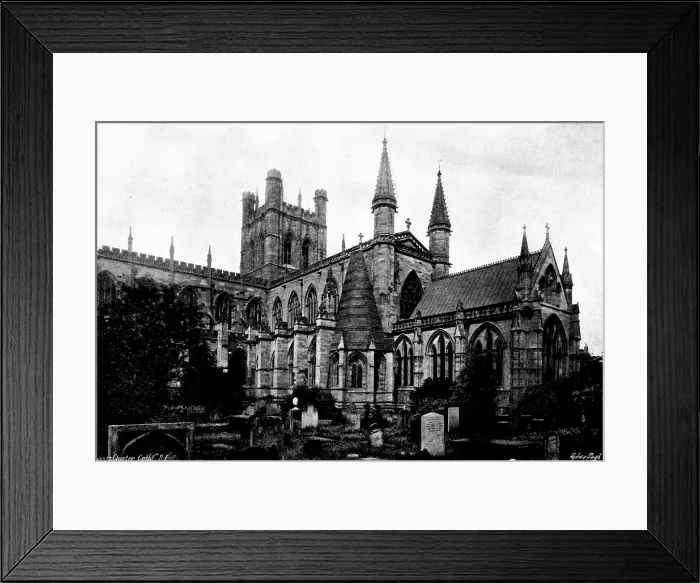 Framed Print : The Cathedrals of England: Chester Cathedral, 1895. Creator: Francis Frith & Co Framed Print : The Cathedrals of England: Chester Cathedral, 1895. Creator: Francis Frith & Co
