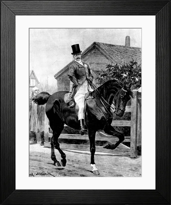 Framed Print : Going, 1895. Creator: Art Reproduction Company Ltd Framed Print : Going, 1895. Creator: Art Reproduction Company Ltd
