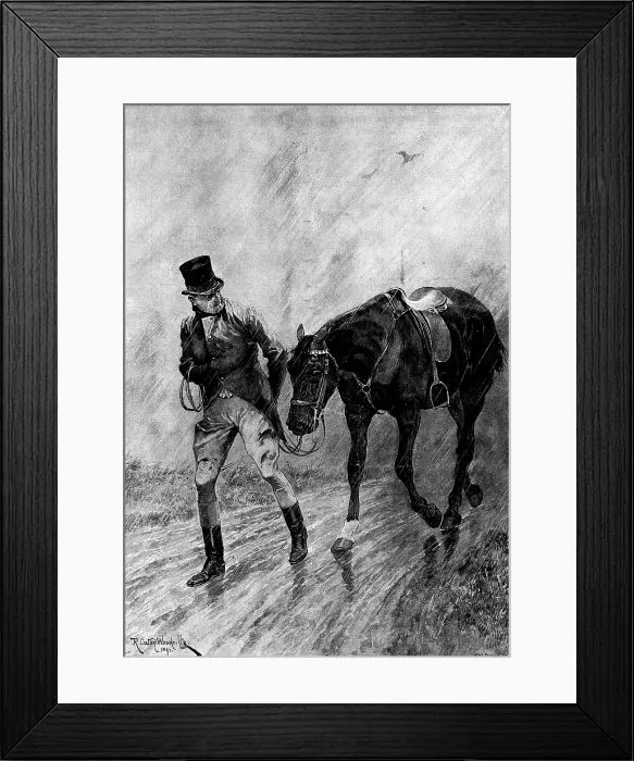 Framed Print : Returning, 1895. Creator: Art Reproduction Company Ltd Framed Print : Returning, 1895. Creator: Art Reproduction Company Ltd