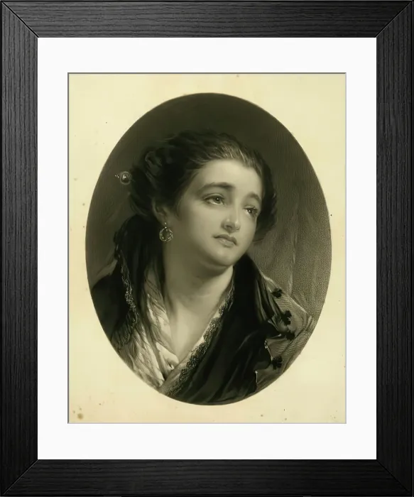 Framed Print : Dolores, 1875. Creator: John Phillip Framed Print : Dolores, 1875. Creator: John Phillip