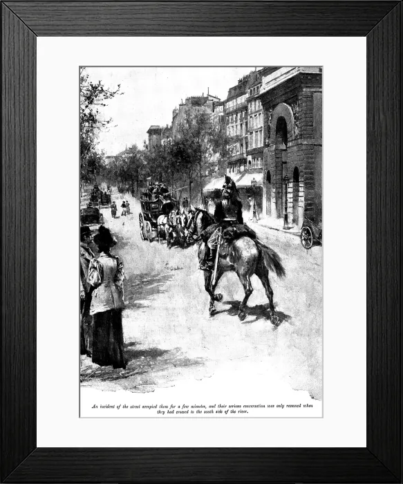 Framed Print : Eve's Ransom..their serious conversation was only resumed when they had crossed to the...river Framed Print : Eve's Ransom..their serious conversation was only resumed when they had crossed to the...river