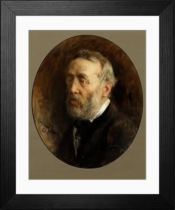 Framed Print : Jozef Israels, Self Portrait, 1881. Creator: Jozef Israels Framed Print : Jozef Israels, Self Portrait, 1881. Creator: Jozef Israels