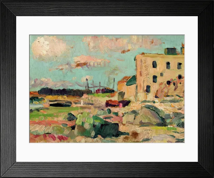 Framed Print : The Beach, Largo, at Low Tide, 1920-1929. Creator: George Leslie Hunter Framed Print : The Beach, Largo, at Low Tide, 1920-1929. Creator: George Leslie Hunter