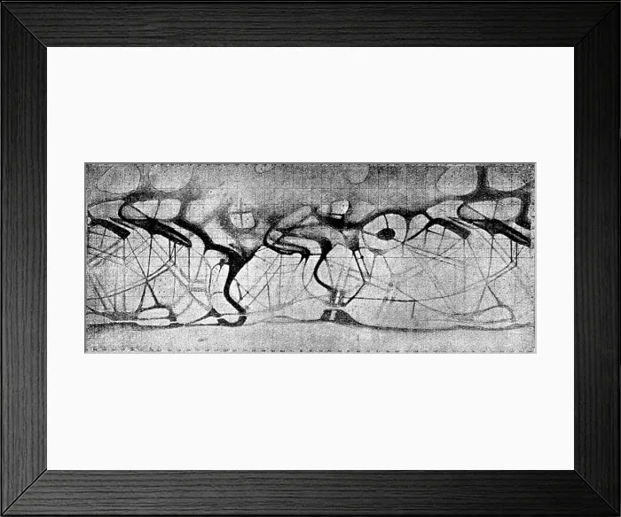 Framed Print : Our Near Neighbour, Mars: Fig. 7: the 'Channels' of Mars, as recorded by Schiaparelli, 1895. Creator: Unknown Framed Print : Our Near Neighbour, Mars: Fig. 7: the 'Channels' of Mars, as recorded by Schiaparelli, 1895. Creator: Unknown
