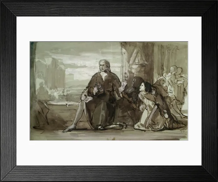 Framed Print : Historical Composition, c1840s. Creator: John Phillip Framed Print : Historical Composition, c1840s. Creator: John Phillip