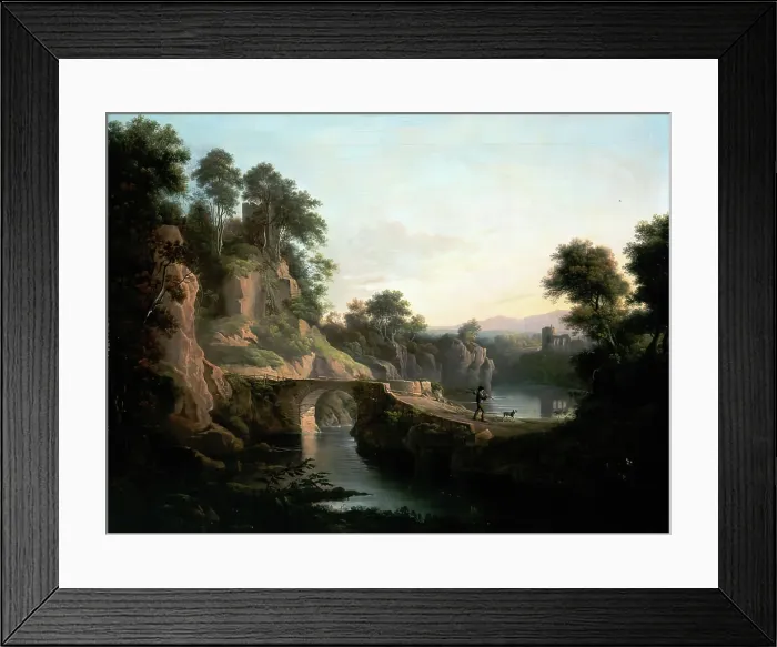 Framed Print : Lugar Water, 1775-1799. Creator: Alexander Nasmyth Framed Print : Lugar Water, 1775-1799. Creator: Alexander Nasmyth