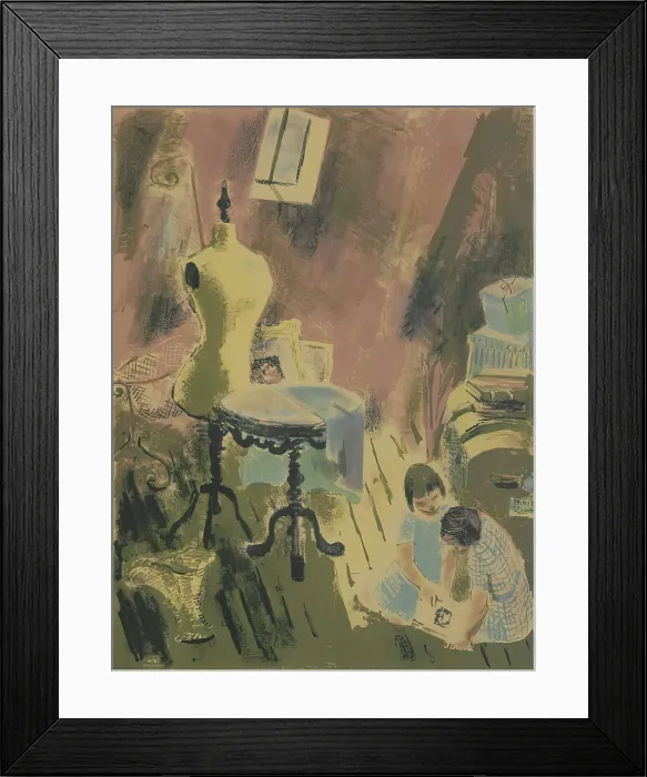 Framed Print : Le Grenier, c1949. Creator: Suzanne Humbert Framed Print : Le Grenier, c1949. Creator: Suzanne Humbert