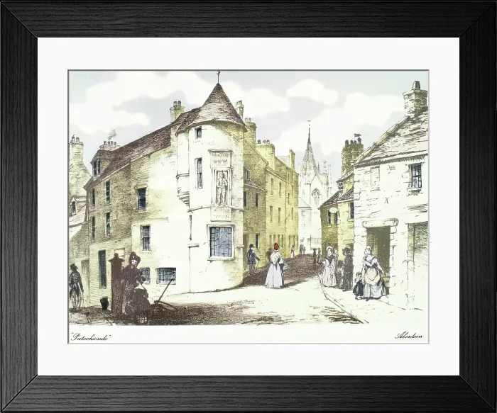 Framed Print : Putachieside (Wallace Nook), Aberdeen, c1840s. Creator: Unknown Framed Print : Putachieside (Wallace Nook), Aberdeen, c1840s. Creator: Unknown