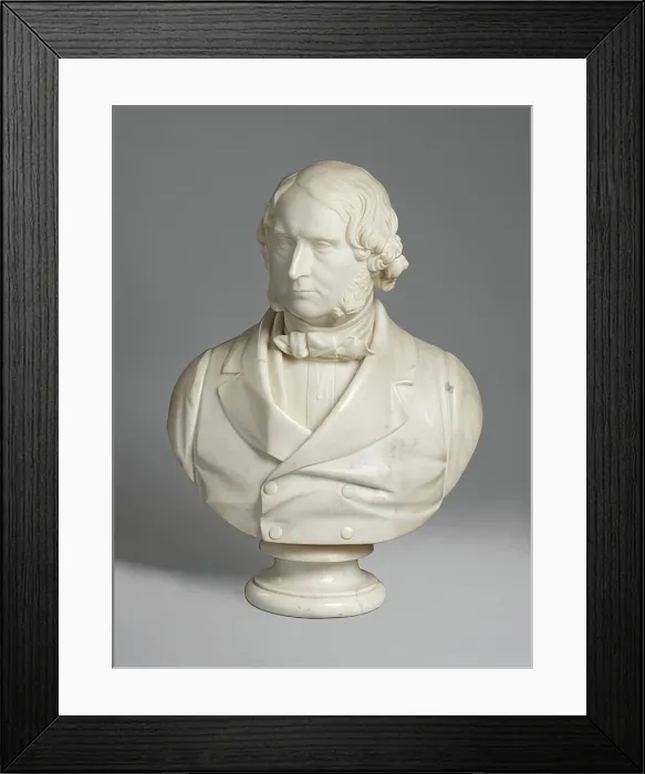 Framed Print : William Dyce RA, 1864. Creator: Edgar Papworth Framed Print : William Dyce RA, 1864. Creator: Edgar Papworth