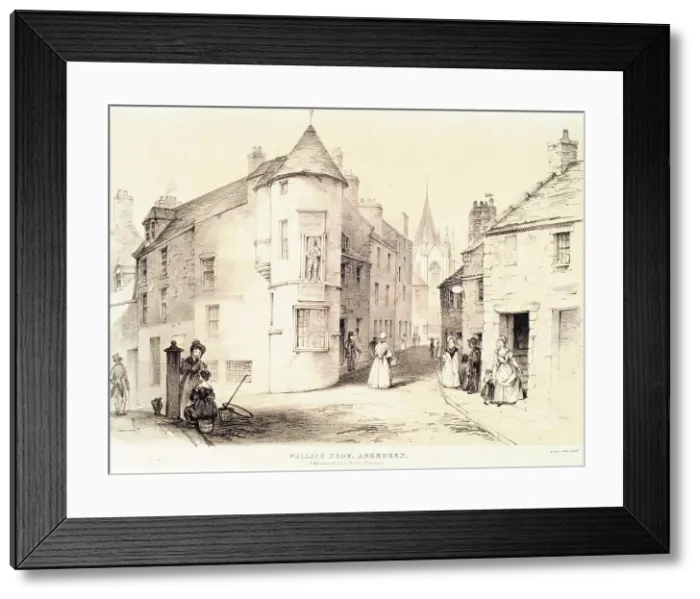 Framed Print : Wallace Nook, Aberdeen, c1840s. Creator: Unknown Framed Print : Wallace Nook, Aberdeen, c1840s. Creator: Unknown