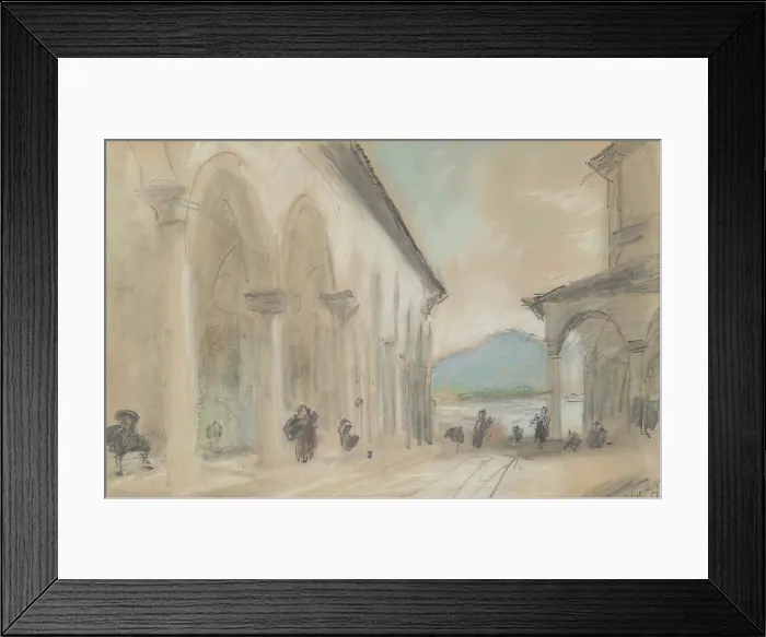 Framed Print : Baveno, c1890s. Creator: Hercules Brabazon Brabazon Framed Print : Baveno, c1890s. Creator: Hercules Brabazon Brabazon