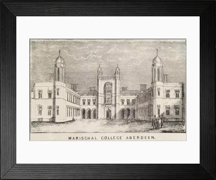 Framed Print : Marischal College, Aberdeen, c1830s-1860s. Creator: Unknown Framed Print : Marischal College, Aberdeen, c1830s-1860s. Creator: Unknown