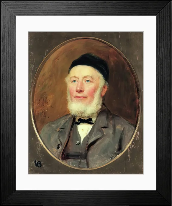 Framed Print : Richard Redgrave, CB RA, 1884. Creator: Arthur Stockdale Cope Framed Print : Richard Redgrave, CB RA, 1884. Creator: Arthur Stockdale Cope