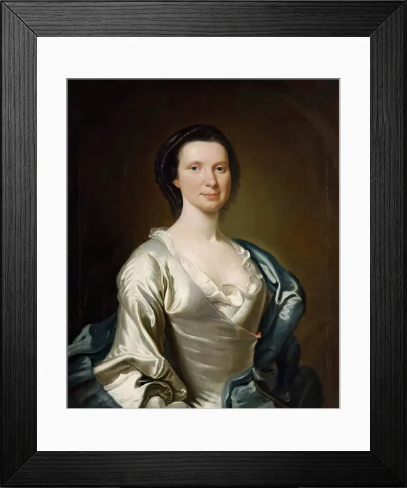 Framed Print : Margaret Wight (Wife of Provost John Duncan of Mosstown). Creator: Allan Ramsay Framed Print : Margaret Wight (Wife of Provost John Duncan of Mosstown). Creator: Allan Ramsay
