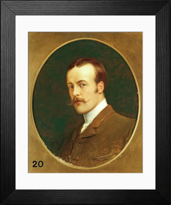 Framed Print : Andrew Carrick Gow, Self Portrait, 1883. Creator: Andrew Carrick Gow Framed Print : Andrew Carrick Gow, Self Portrait, 1883. Creator: Andrew Carrick Gow