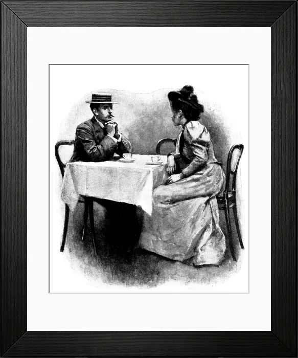 Framed Print : Eve's Ransom...'Something has been proposed to me, ' said Hilliard, 1895 Framed Print : Eve's Ransom...'Something has been proposed to me, ' said Hilliard, 1895