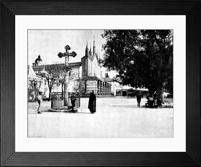 Framed Print : The Queen's Visit to Cimiez: the Monastery of Cimiez, 1895. Creator: Jean Gilletta. The Queen's Visit to Cimiez: the Monastery of Cimiez, 1895. Creator: Jean Gilletta Framed Print : The Queen's Visit to Cimiez: the Monastery of Cimiez, 1895. Creator: Jean Gilletta. The Queen's Visit to Cimiez: the Monastery of Cimiez, 1895. Creator: Jean Gilletta