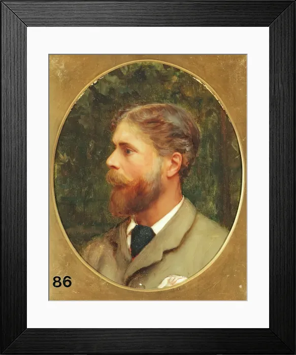 Framed Print : Sir Ernest Albert Waterlow, Self Portrait, 1890. Creator: Sir Ernest Albert Waterlow Framed Print : Sir Ernest Albert Waterlow, Self Portrait, 1890. Creator: Sir Ernest Albert Waterlow