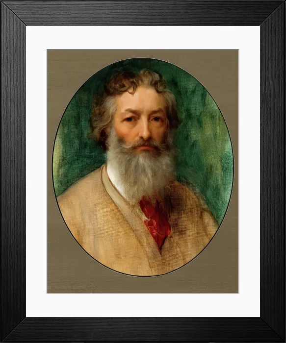 Framed Print : Lord Frederic Leighton, Self Portrait, 1882. Creator: Frederic Leighton Framed Print : Lord Frederic Leighton, Self Portrait, 1882. Creator: Frederic Leighton