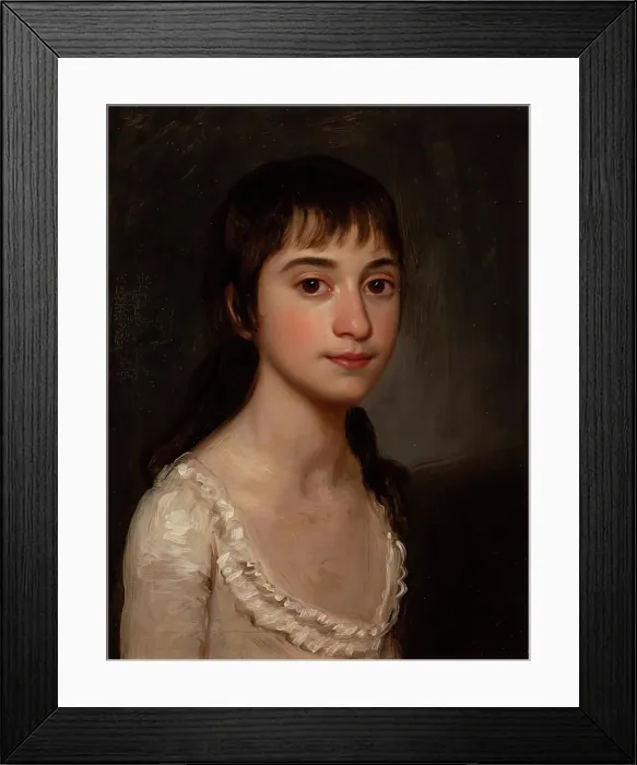 Framed Print : A Girl's Head. Creator: Francisco Goya. A Girl's Head. Creator: Francisco Goya Framed Print : A Girl's Head. Creator: Francisco Goya. A Girl's Head. Creator: Francisco Goya